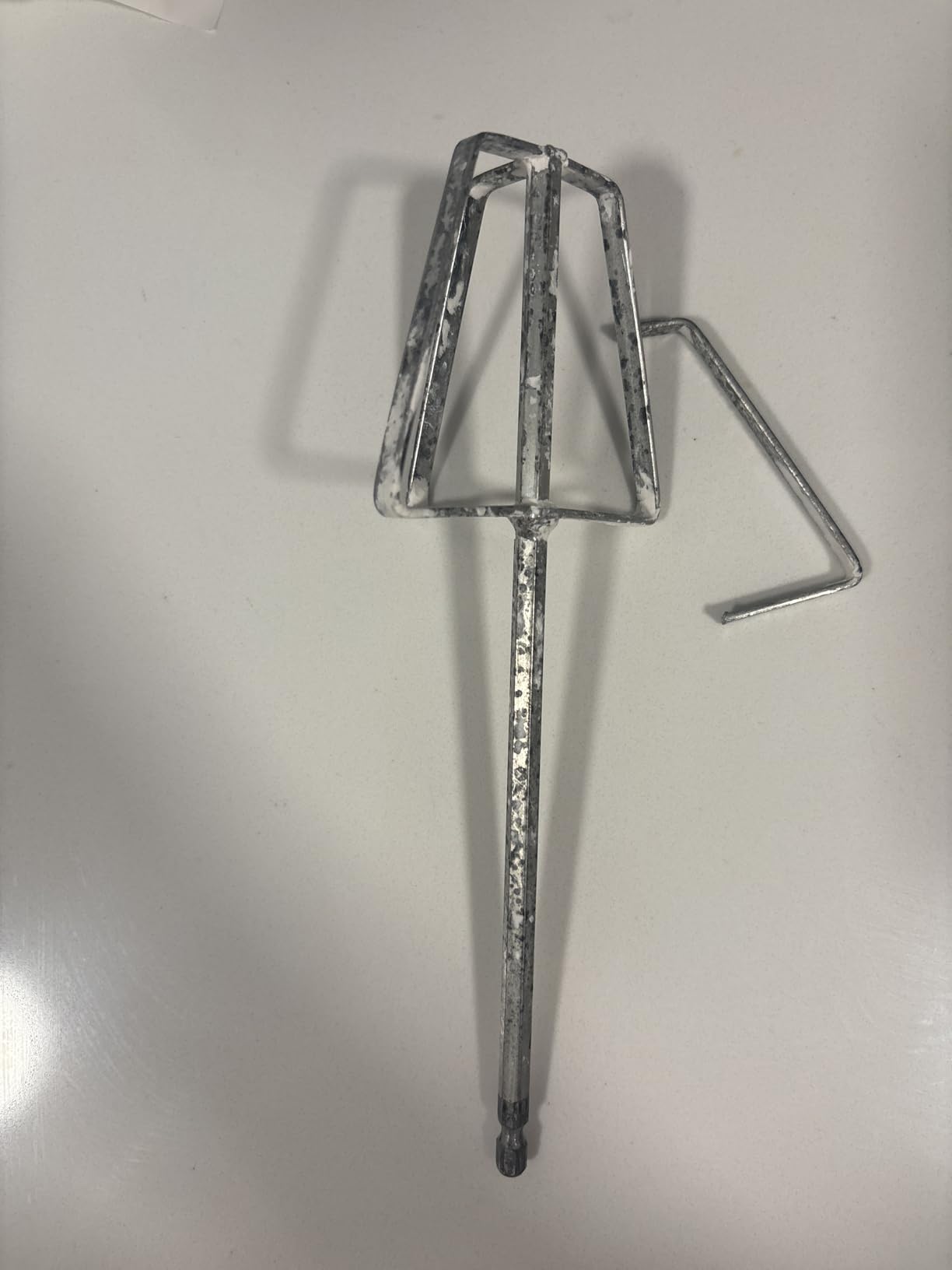 OX Drywall Mud Mixer Paddle - Joint Compound Mixer for Drill, Fits Mud Pan | Steel Construction, 1/4