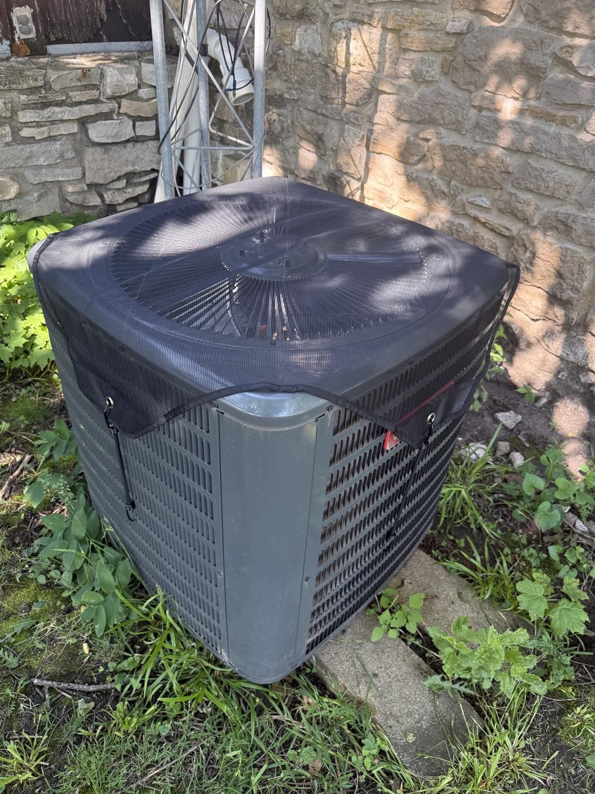 MODERN WAVE Central Air Conditioner Cover for Outside Units 36 x 36 - Top Universal Outdoor AC Cover Defender (Mesh, 36