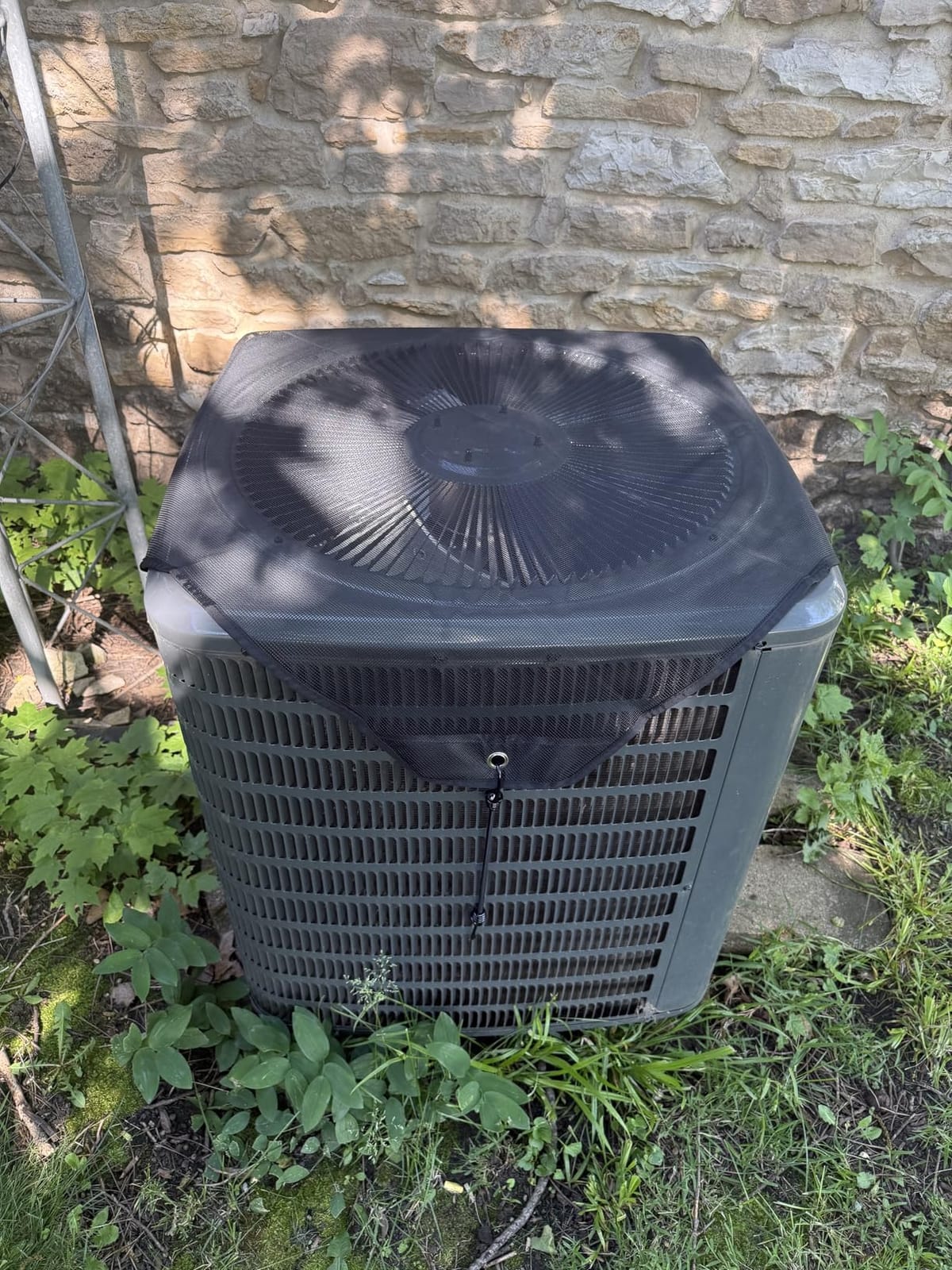 MODERN WAVE Central Air Conditioner Cover for Outside Units 36 x 36 - Top Universal Outdoor AC Cover Defender (Mesh, 36