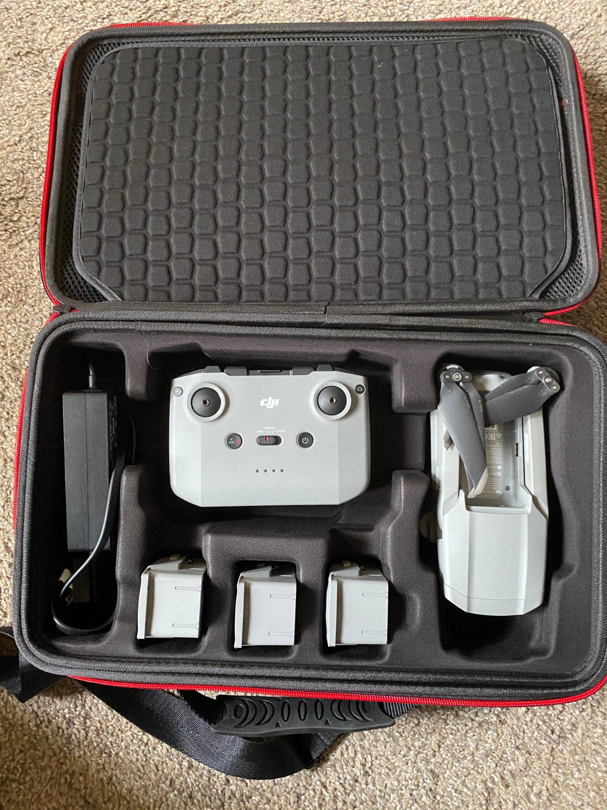 RLSOCO Carrying Case for DJI Air 2/Mavic 2 Pro - Fits Accessories:Controller,Drone Body,Batteries customer photo 2