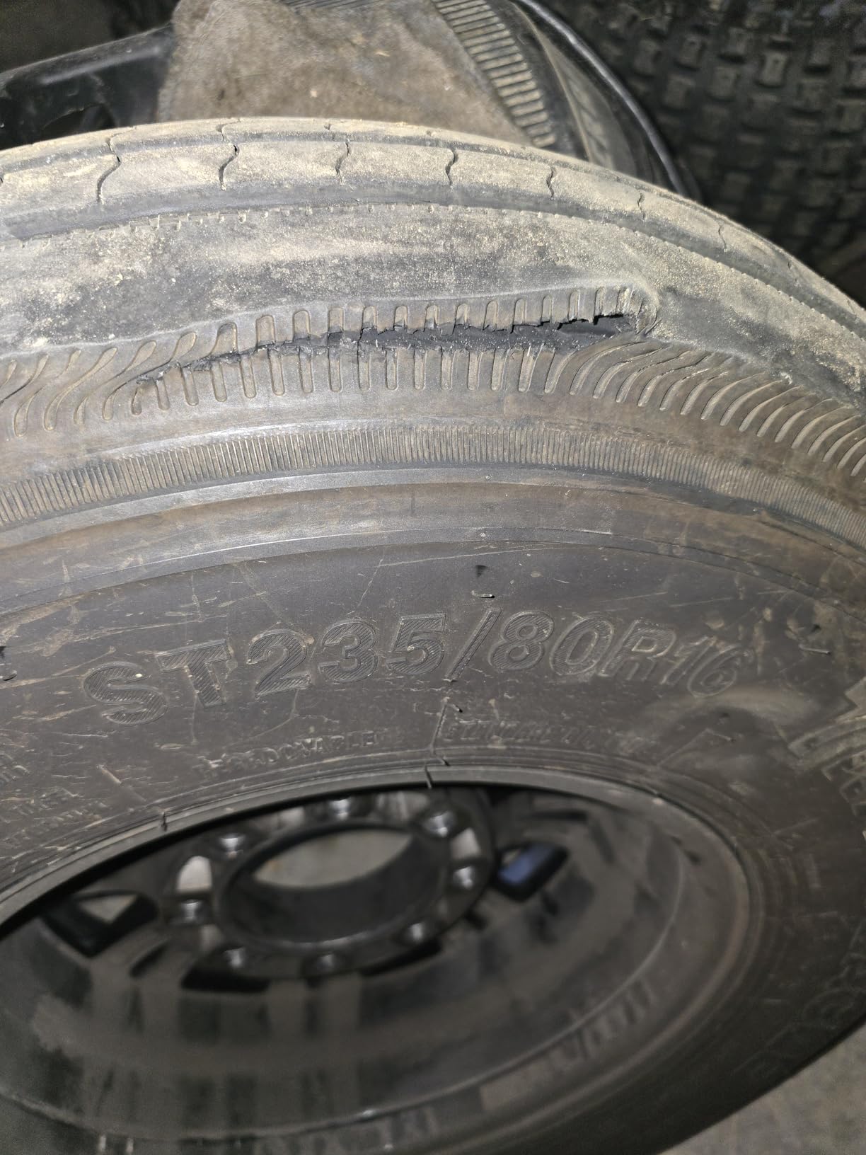 Set of 4 (FOUR) Transeagle ST Radial All Steel Heavy Duty Premium Trailer Radial Tires-ST235/80R16 235/80/16 235/80-16 129/125M Load Range G LRG 14-Ply BSW Black Side Wall customer photo 1