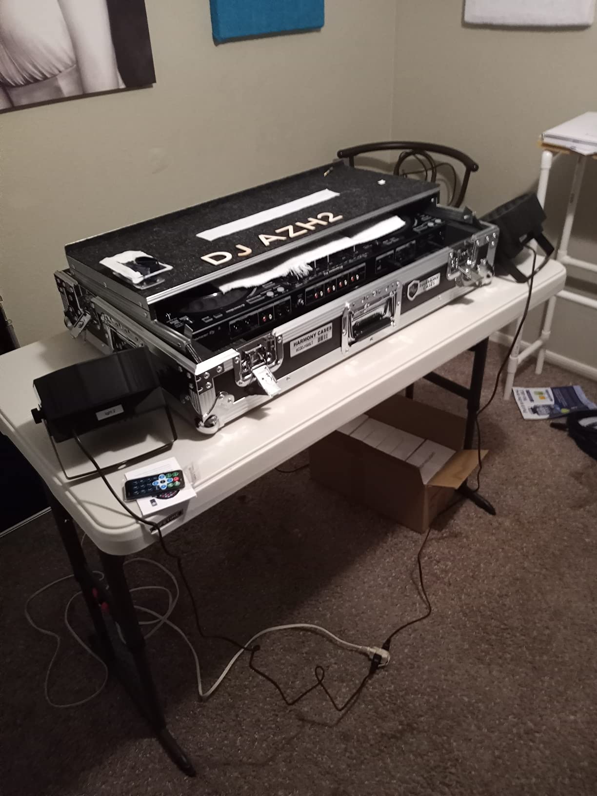 DDJ-1000 Flight Case with Glide Laptop Stand for Pioneer - Harmony Cases customer photo 1