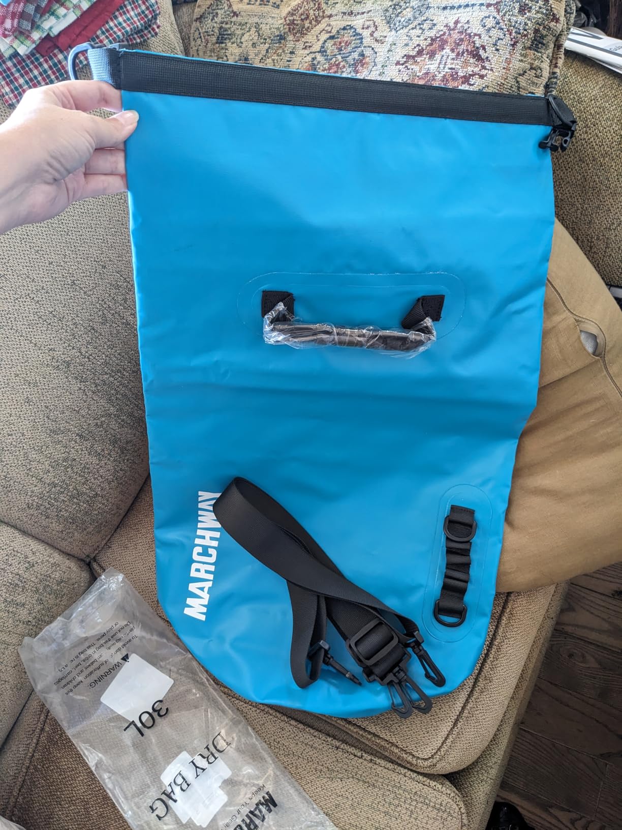 MARCHWAY Floating Waterproof Dry Bag Backpack 5L/10L/20L/30L/40L, Roll Top Sack Keeps Gear Dry for Kayaking, Rafting, Boating, Swimming, Camping customer photo 1