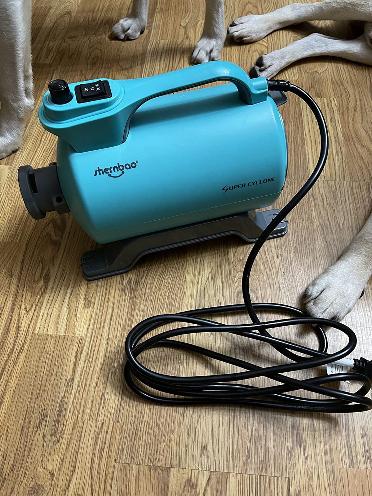 Dog Dryer High Velocity Pet Dog Grooming Force Hair Dryer/Blower 5.0HP | Super cyclone 5.0HP high velocity blower dryer for professional dog pet grooming, purple SHD-2600P customer photo 1