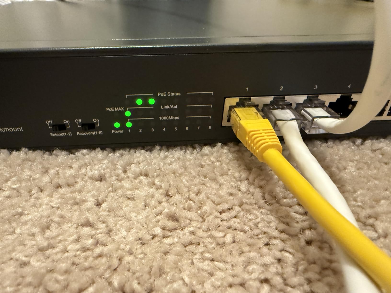 TP-Link 8 Port Gigabit PoE Switch | 8 PoE+ Ports @126W | Plug & Play | Limited Lifetime Protection | Desktop/ Rackmount | Prioritized Power Supply | Sturdy Metal | Shielded Ports (TL-SG1008MP) customer photo 2