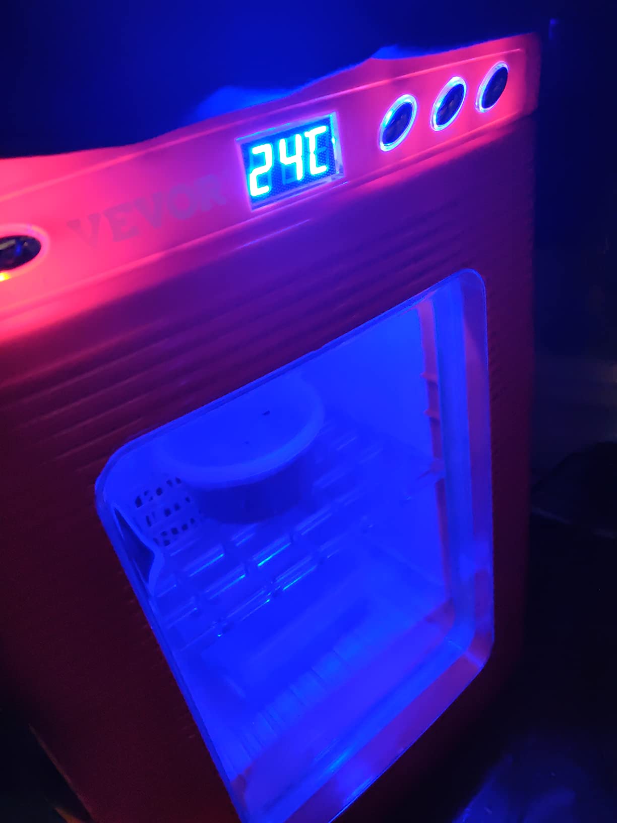 Happybuy Black Reptile Incubator 25L Digital Incubator for Small Reptiles with Cooling and Heating 5-42C customer photo 2