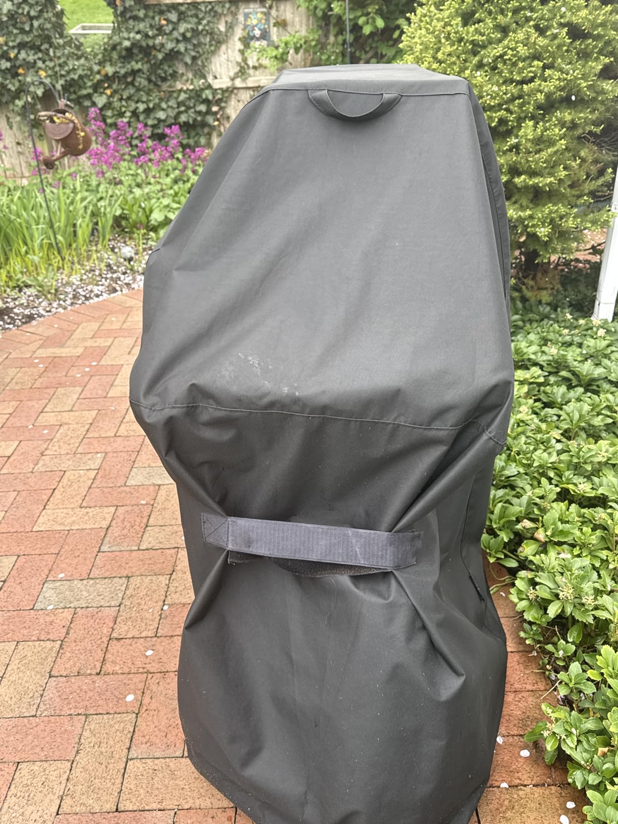 Unicook 58 Inch Grill Cover for Weber Genesis II, LX 300 Series and Genesis 300 Series Gas Grills, Heavy Duty Waterproof Fade Resistant BBQ Cover, All Weather Protection, Compared to Weber 7130 customer photo 2
