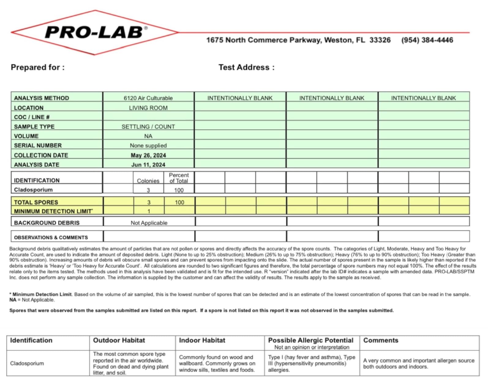 PRO-LAB DIY Mold Test Kit - 1 LAB FEE Included (3 Test Methods: Air, Surface, Bulk) AIHA Accredited Lab Analysis, Expert Consultation and Return Shipping Included customer photo 2