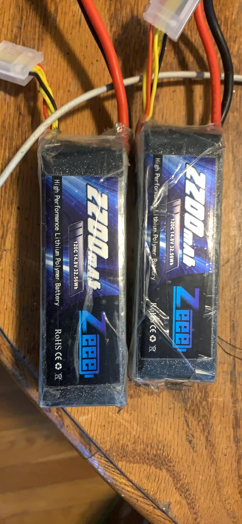 Zeee 4S Lipo Battery 2200mAh 14.8V 120C with XT60 Plug RC Graphene Battery (2 Pack) for FPV Drone Quadcopter customer photo 2