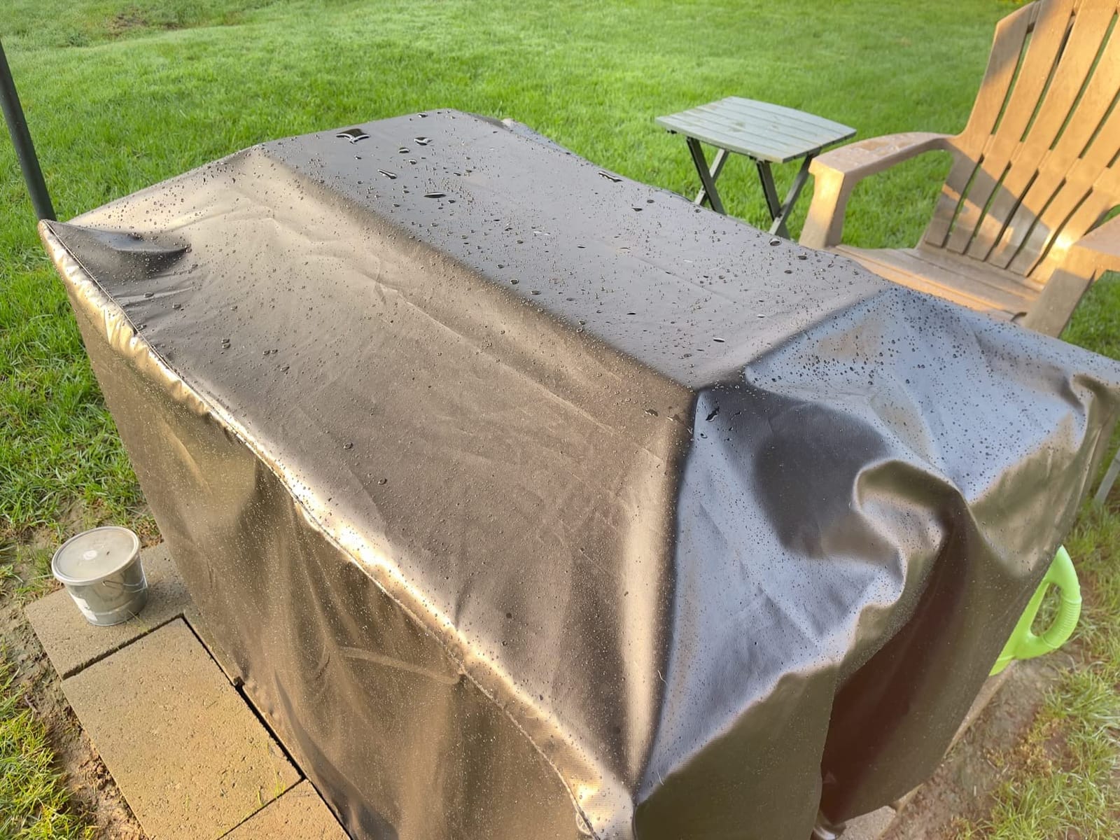 SHINESTAR Fire Pit Cover Square for 28