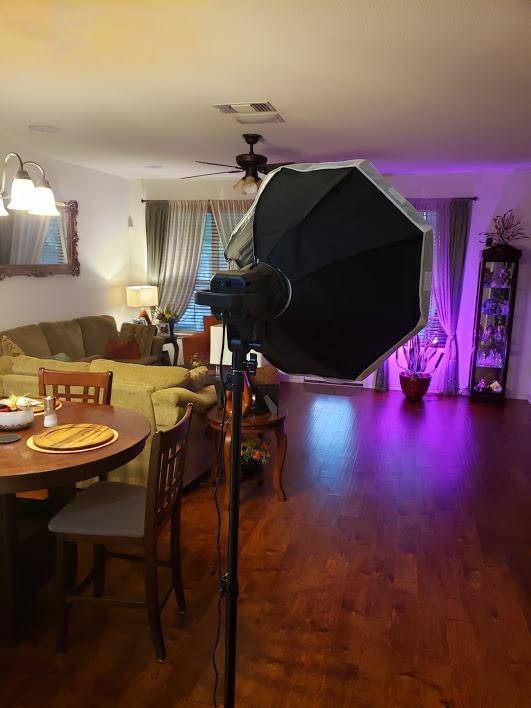 GVM 80W Video Light, Studio Lights for Photography, Softbox Lighting Kit with Bowens Mount, CRI97+ 5600K Colour Temperature, 22in Softbox, Tripod Stand, YouTube, Video, Wedding customer photo 1
