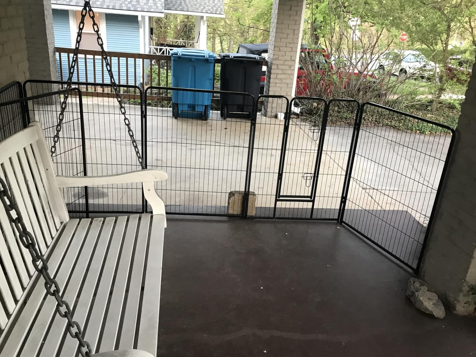 BestPet | Dog Playpen | 40 Inch, 16 Panels | Heavy Duty Metal Pet Exercise Pen | Indoor Outdoor Fence Panels | Rust-Resistant, Removable, Tool-Free Setup | Anti-Skid, Expandable Design customer photo 2