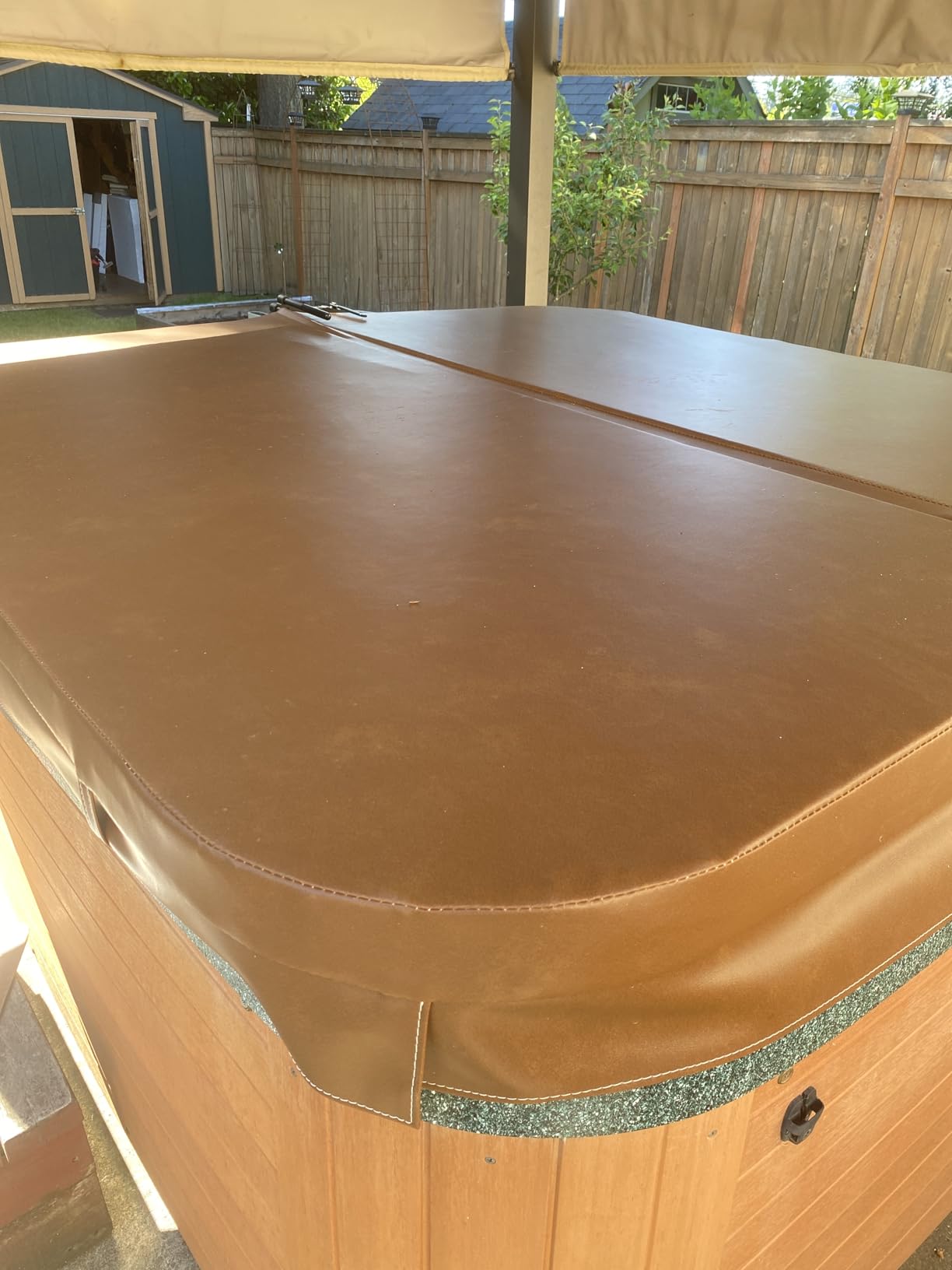 The Cover Guy Premium Hot Tub Cover | Custom Made Replacement Spa Cover | Energy-Saving Hot Tub Covers Built for All Climates | 6, 5, or 4 inch Taper customer photo 1
