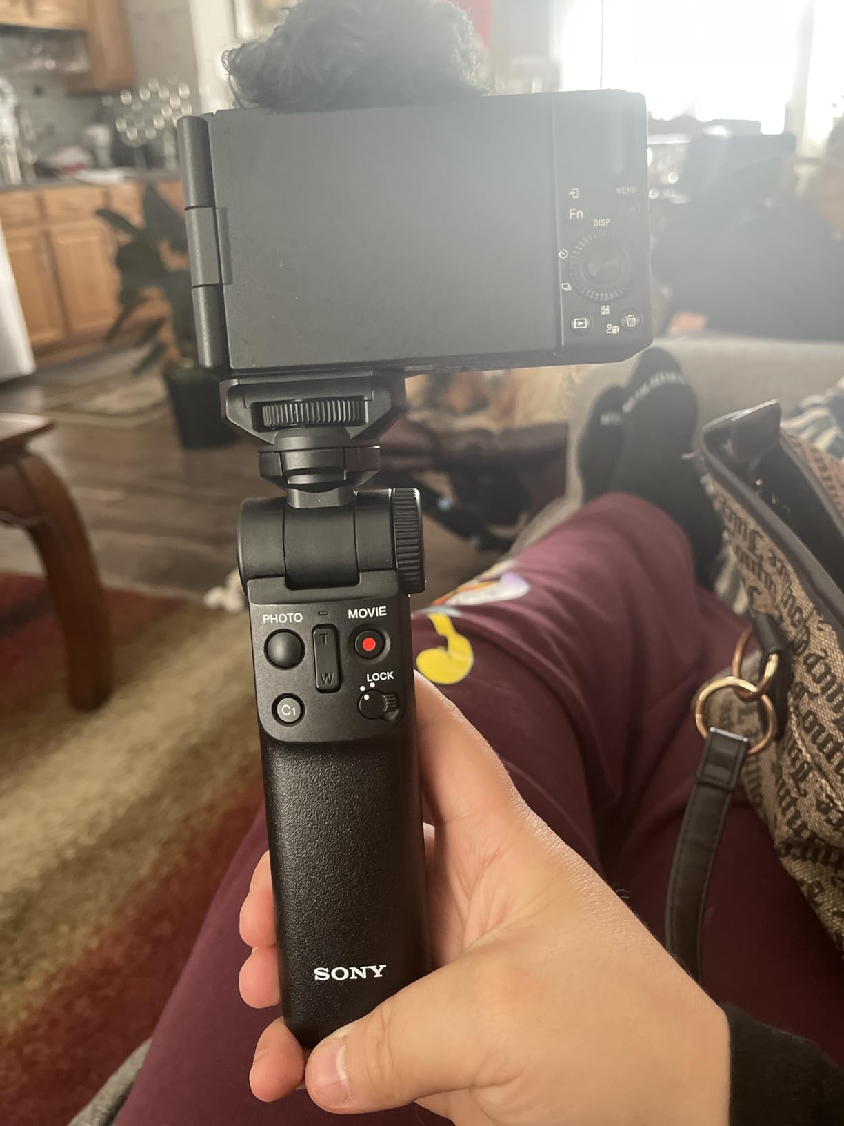 Sony GP-VPT2BT Wireless Bluetooth Shooting Grip and Tripod for still and video, ideal for vlogging customer photo 1