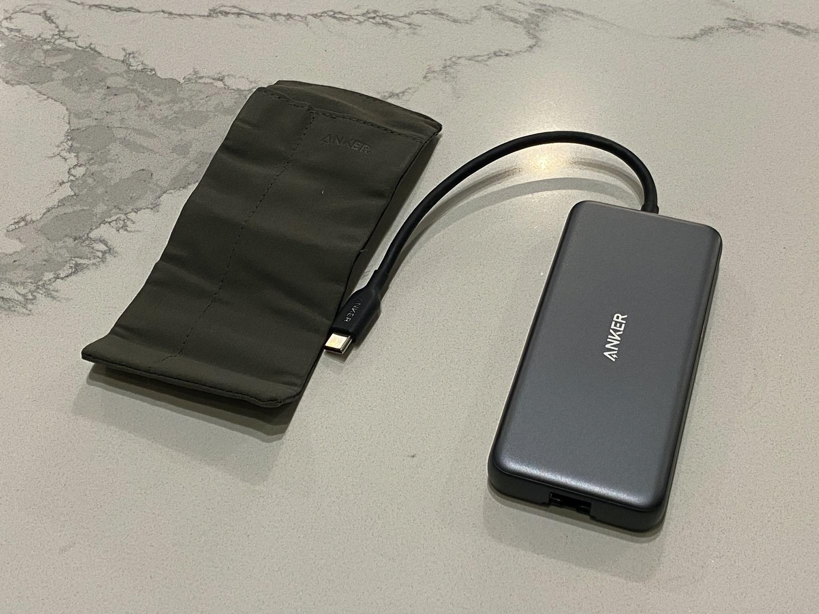 Anker USB-C Hub, 8-in-1 Multiport Ethernet Adapter with 4K@60Hz HDMI Port | 85W Max PD, 10Gbps USB-C & 2 USB-A Data Ports, microSD/SD Card Reader, for USB C Laptops, MacBook Pro, XPS, iPad and More customer photo 1