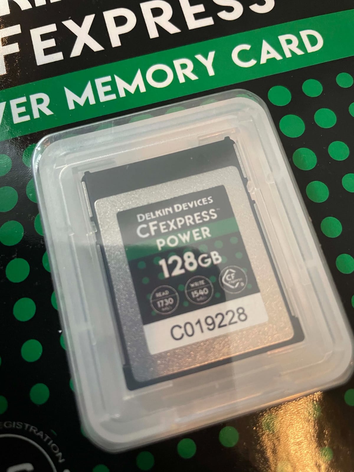 Delkin Devices 128GB Power CFexpress Type B Memory Card (DCFX1-128) customer photo 1