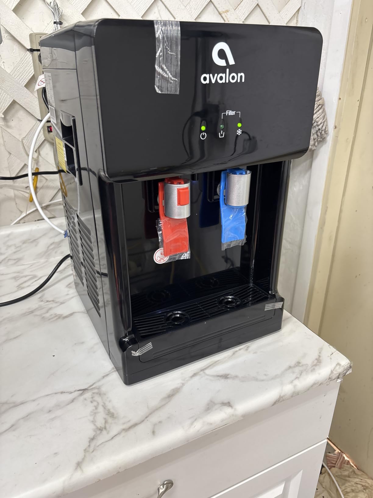 Avalon B8BLK Countertop Touchless Bottleless Water Cooler-2 Stage Water Filters and Installation Kit Included, NSF Certified, UL Approved, Black customer photo 2
