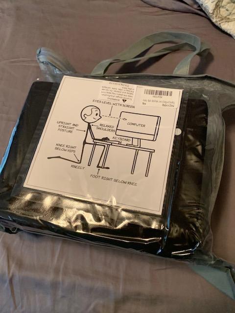 KneelyPad by Kneely | Kneeling Pad for Gardening, Exercise, Cleaning, & Mechanic Work | Extra Thick Memory Foam Knee Cushion with Washable Cover | Foldable Knee Pad with Handle customer photo 1