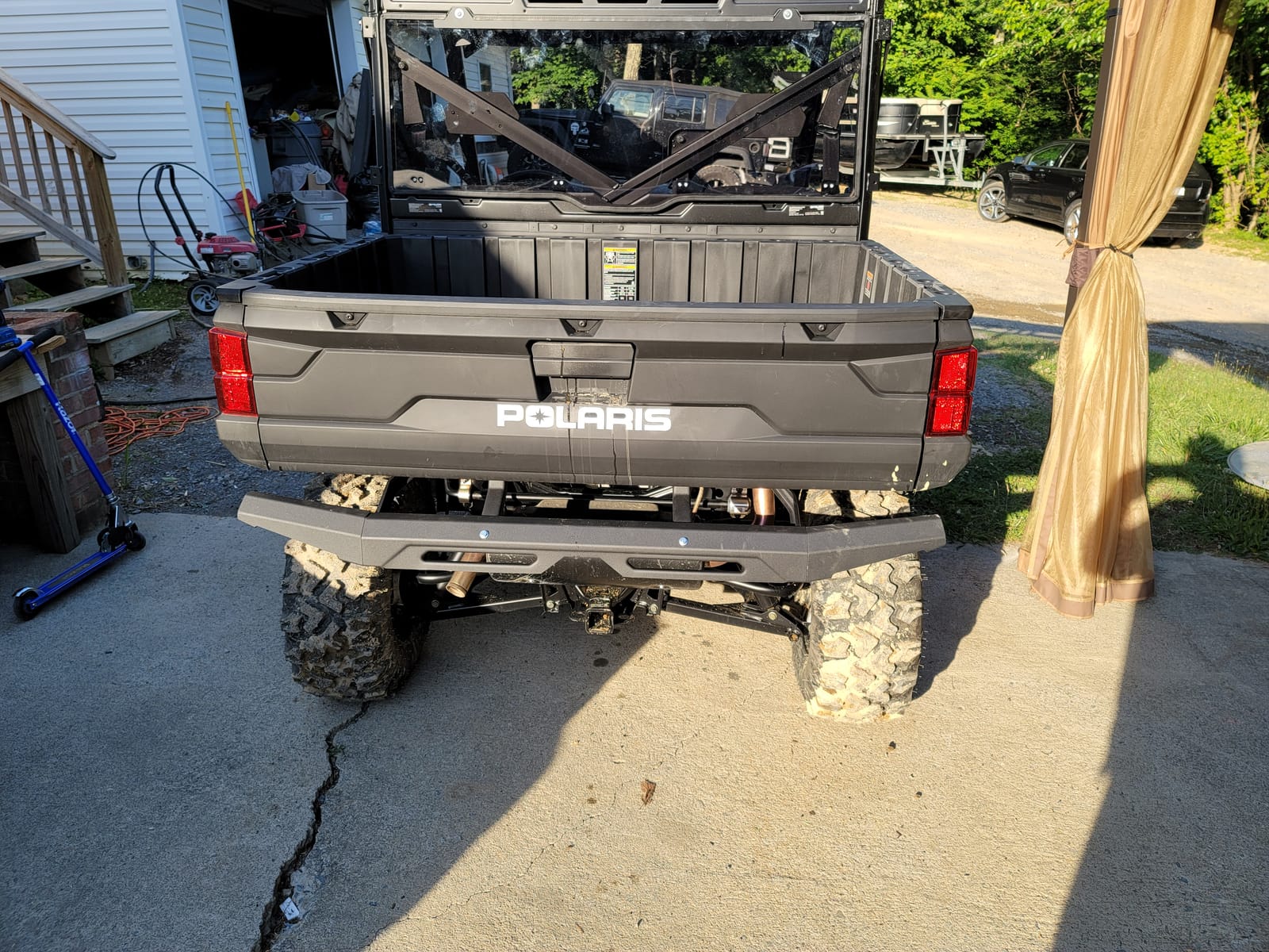 KEMIMOTO Rear Bumper Compatible with Polaris Ranger 1000/XP/Crew | Heavy Duty Rigid Steel Rear Brushguard Replace #2882529 2018-2026, No Drilling Required customer photo 1
