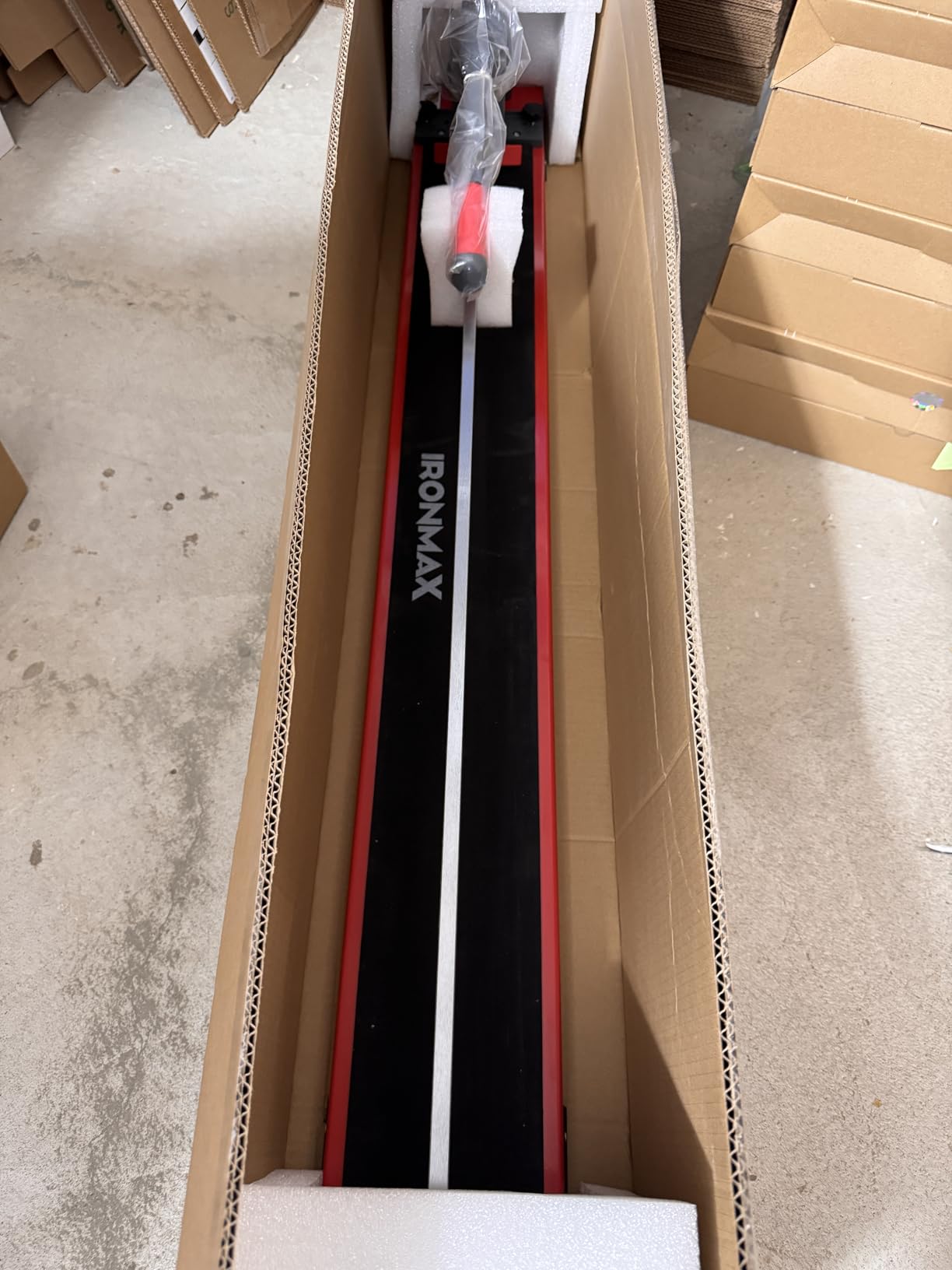 Goplus Tile Cutter 48 Inch, Manual Ceramic Tile Cutter with Tungsten Carbide Cutting Wheel, Anti-Skid Feet, Removable Scale and 4 Adjustable Brackets, Professional Porcelain Floor Tile Cutter Tool customer photo 1
