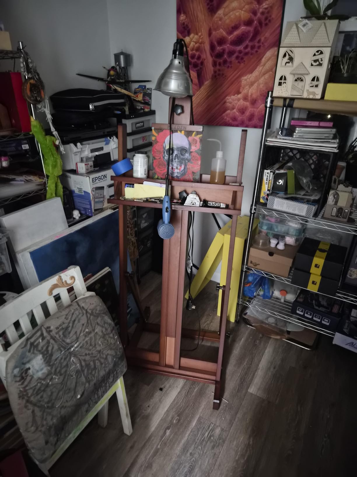 MEEDEN Art Painting Easel, Beech Wood Studio Easel 53