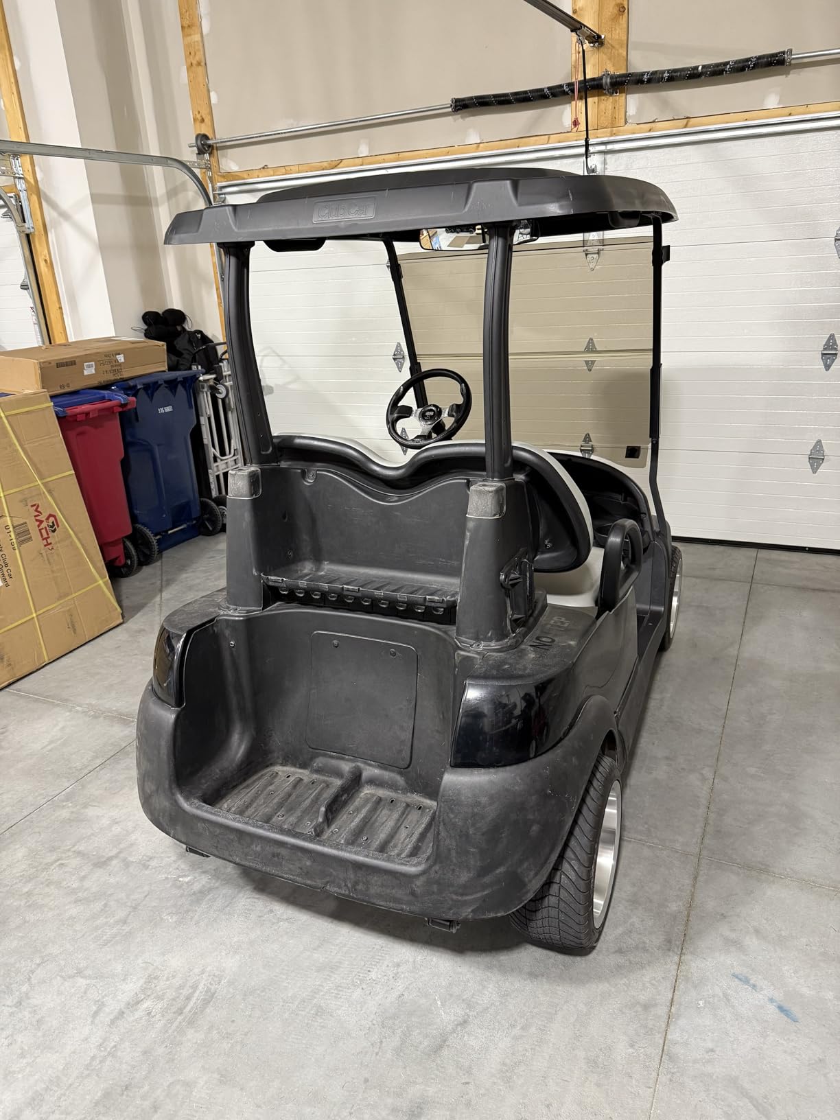 MACH3 Golf Cart Rear Seat Kit Compatible with Club Car Precedent/Tempo/Onward | Fits 2004-Up Models | Steel Frame with Black Cushions customer photo 1