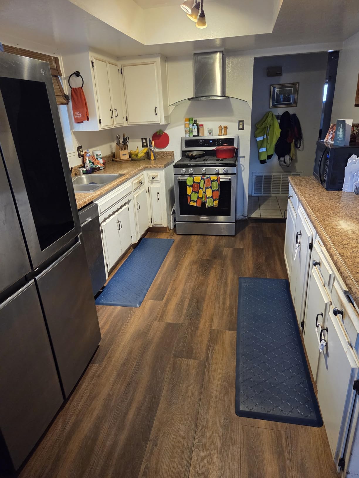 WISELIFE Kitchen Mat, Cushioned Anti Fatigue Floor Mat, 17.3