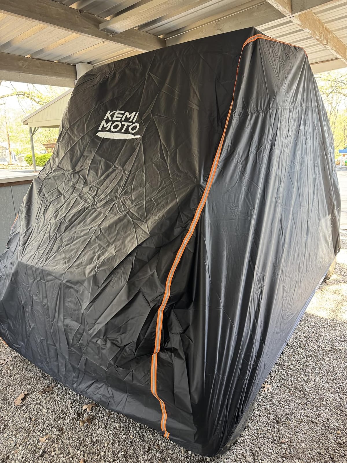 Kemimoto UTV Cover, All-Weather Protection UTV Cover Two Seater Compatible with Can Am Defender Polaris Ranger General Commander Rhino Pioneer Kawasaki Mule Teryx 2-3 Seaters 130