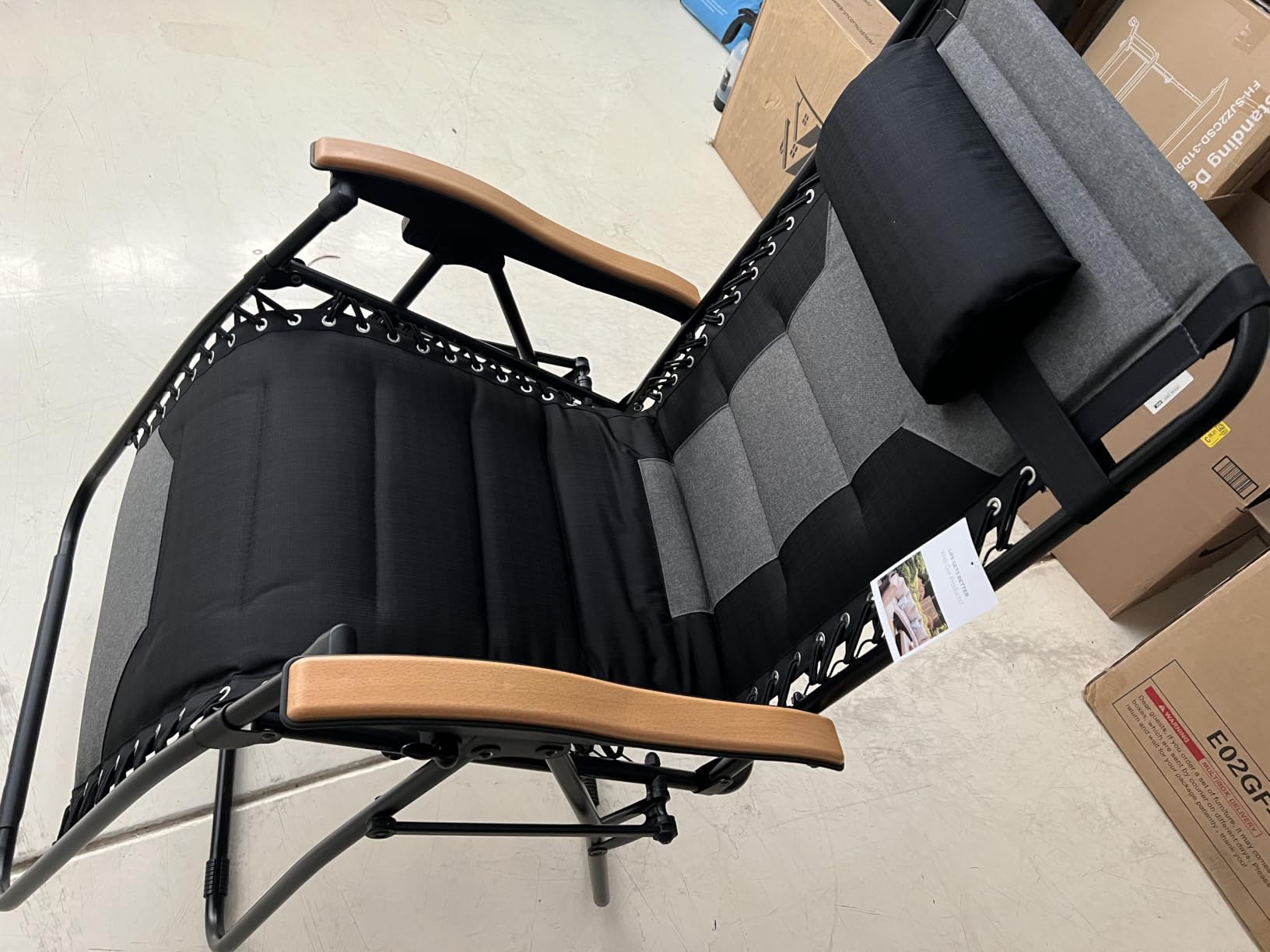 PHI VILLA XXL Oversized Padded Zero Gravity Chair, 30