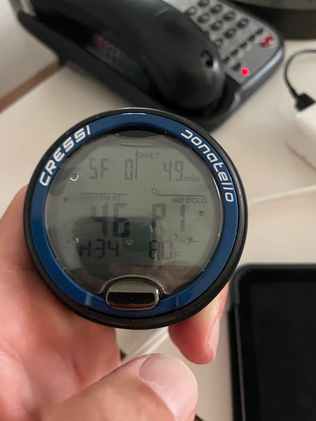 CRESSI Donatello Dive Watch, Dive Computer, Single Button, Black/Yellow | Freediving Gauge Mode, User-Selectable Deep Stops, Windows & Mac Logs, IR Data Transfer customer photo 2