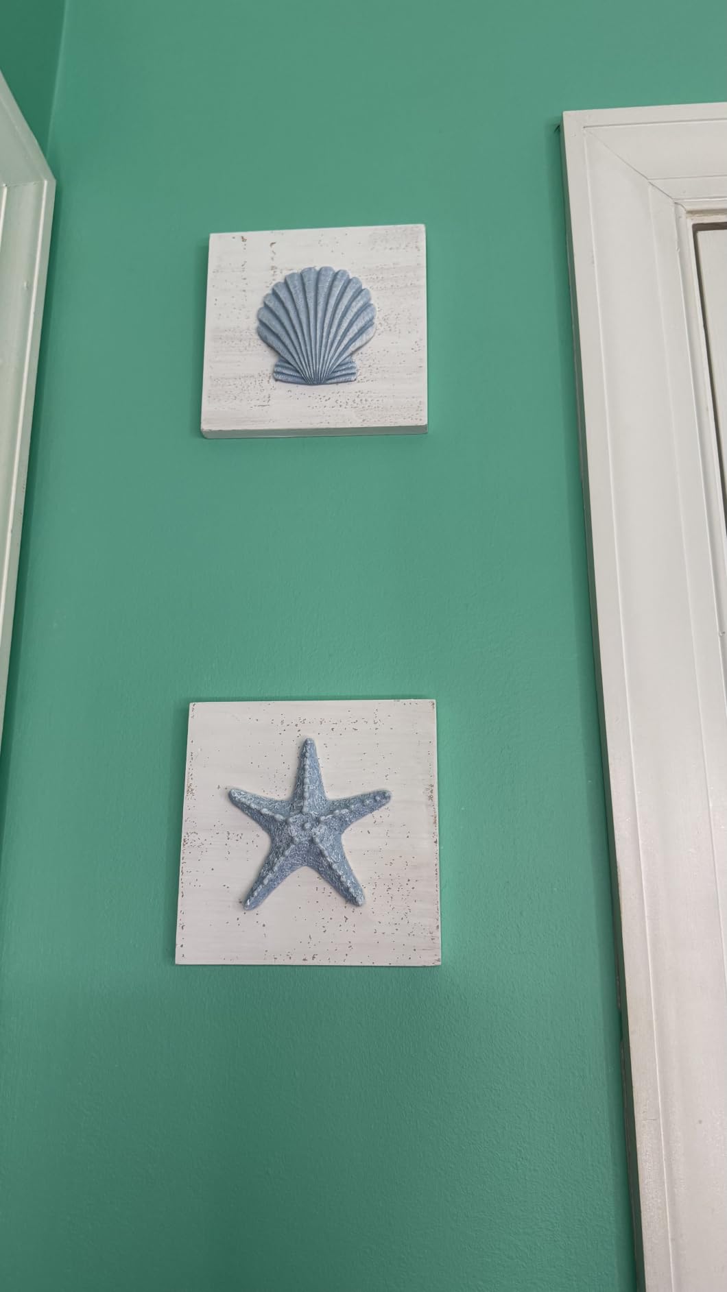 Tide and Tales 3D Coastal Wall Art, Beach Wall Decor, Framed Set of 4, Blue | 7