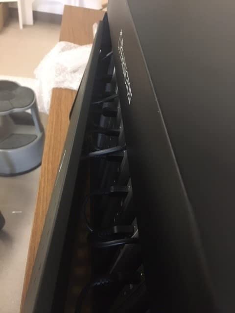 Pearington 12 Device Portable Charging Station for Tablets, iPads, Chromebooks, and Laptop Computers with Lock, Surge Protection, for Classroom or Office customer photo 1