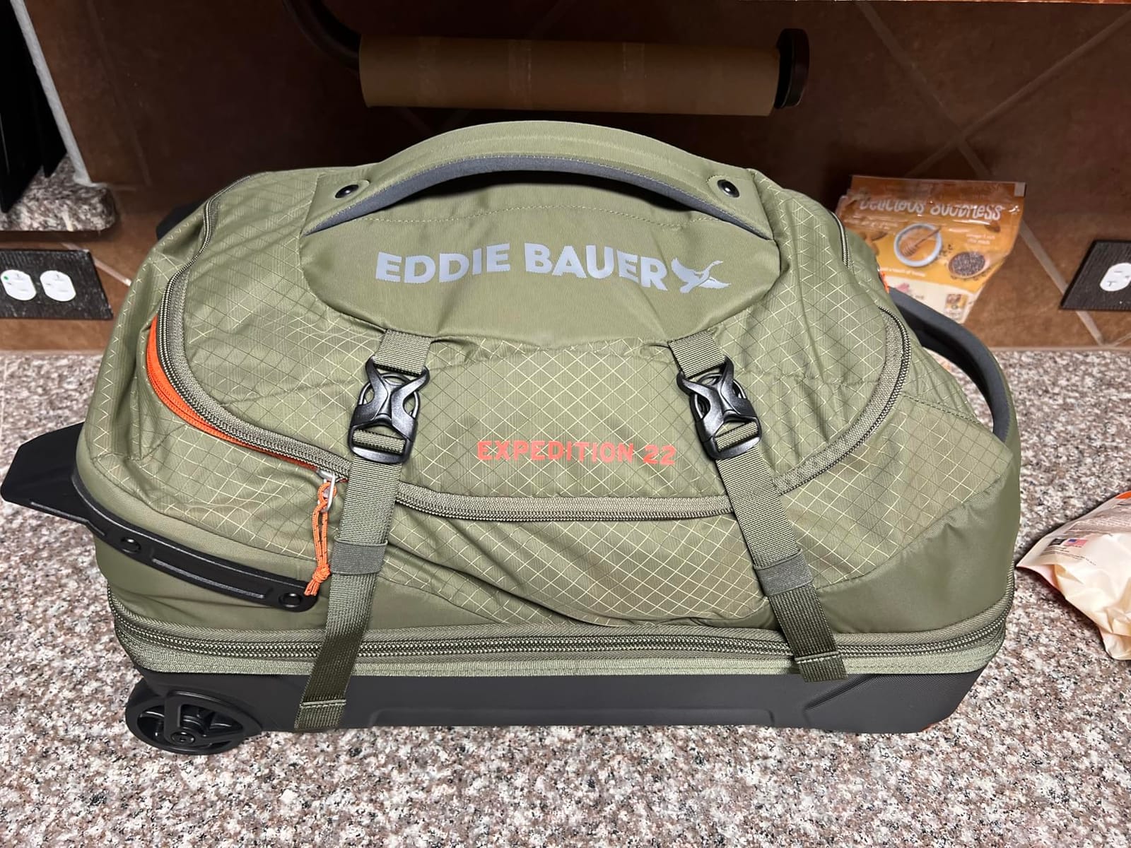 Expedition Rolling Duffel Bag with Wheels - Storm, 22