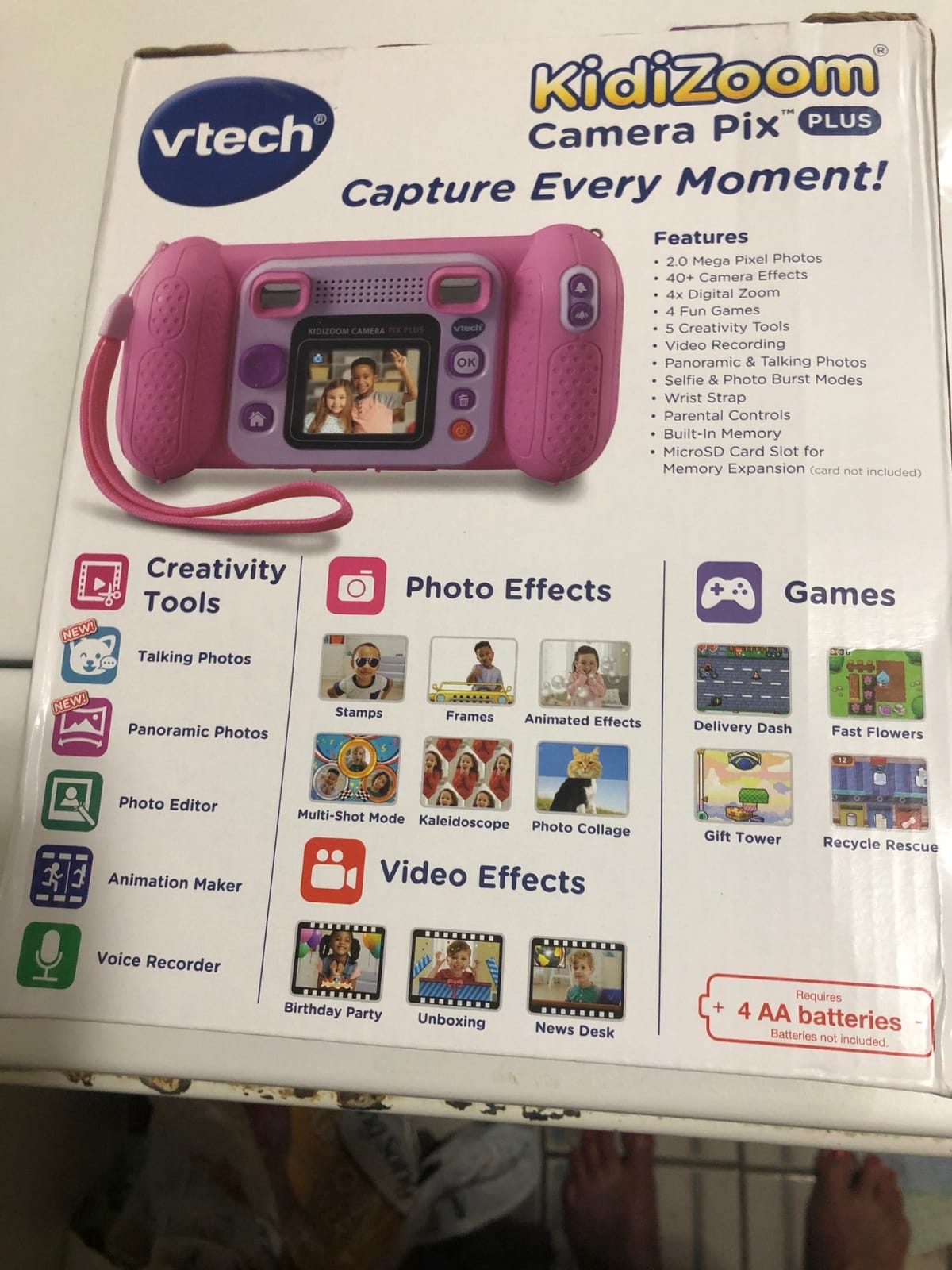 VTech KidiZoom Camera Pix Plus, Blue customer photo 2