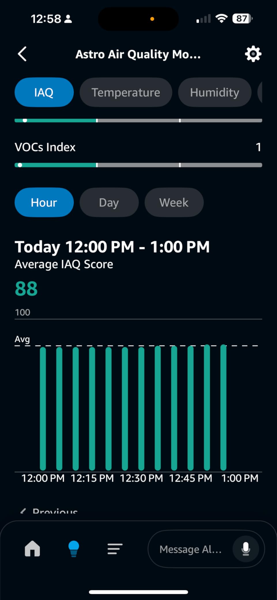 Amazon Smart Air Quality Monitor - Know your air, Works with Alexa customer photo 2