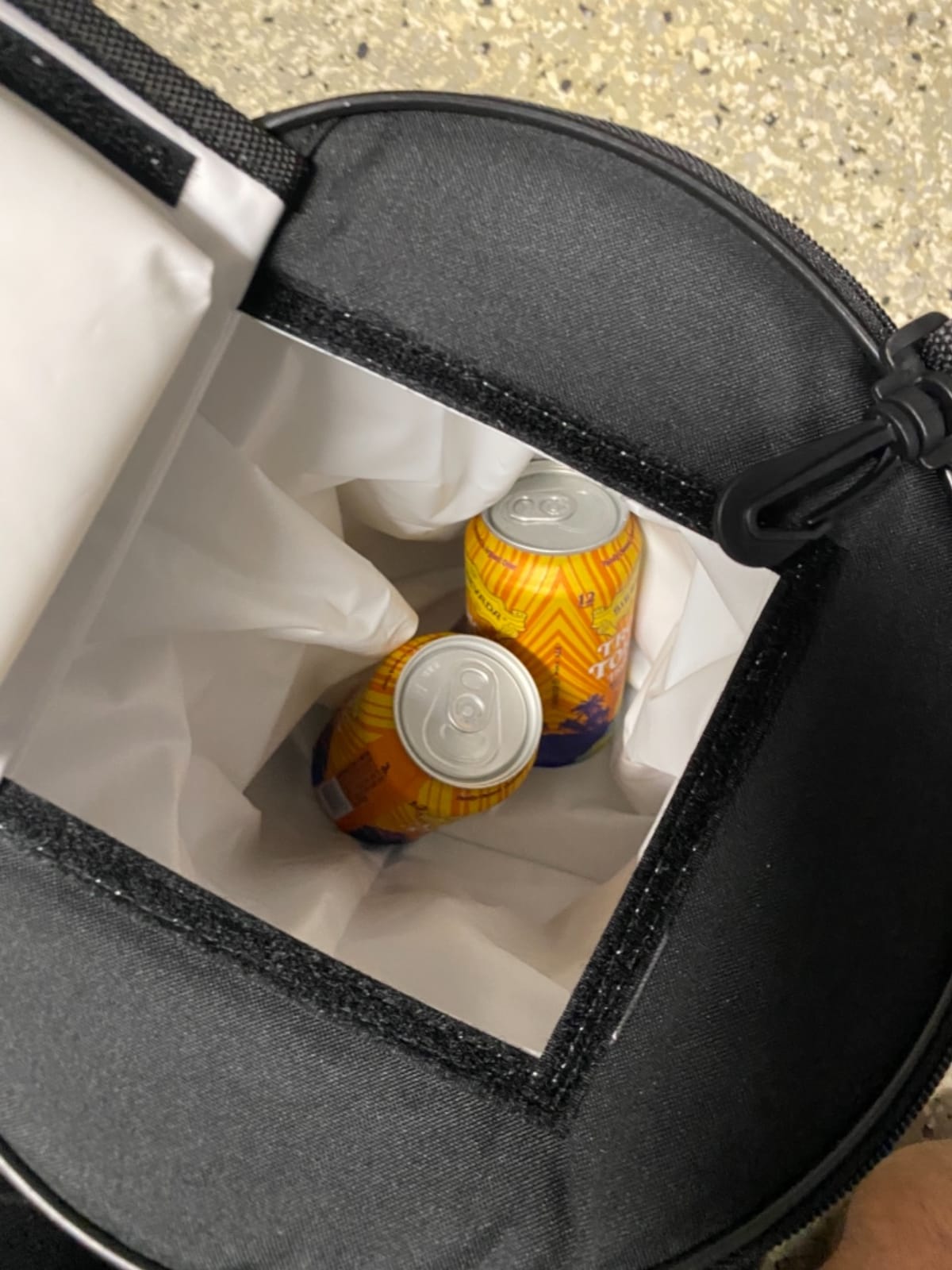 InTheZone Golf Cart Cooler - Soft-Sided, Collapsible, Insulated Cooler Bag | Attaches to Cart Basket or Fender | Durable, Leakproof, Portable - Great Gift for Golfers. customer photo 1