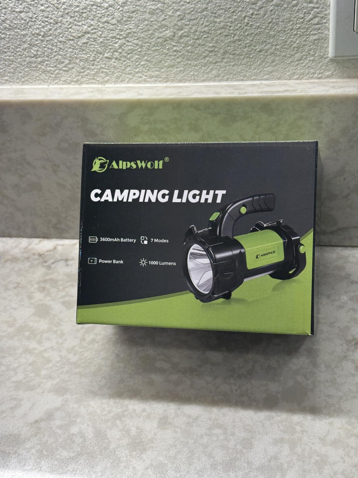 AlpsWolf Camping Lantern Rechargeable, LED Flashlight Spotlight Lantern with 800LM, 3600 mAh, Strap Included Portable Bright Camping Light for Emergency, Outdoor Hiking, Power Outages customer photo 2