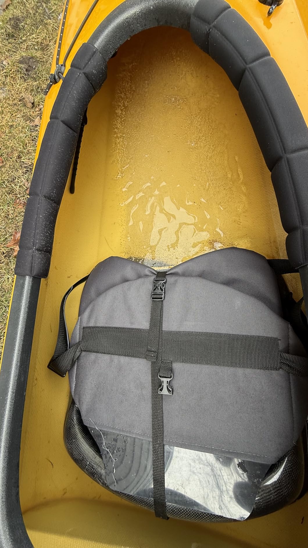 EliteShield Waterproof Canoe & Kayak Cover, 600D Marine Grade, Navy 17-18ft customer photo 2