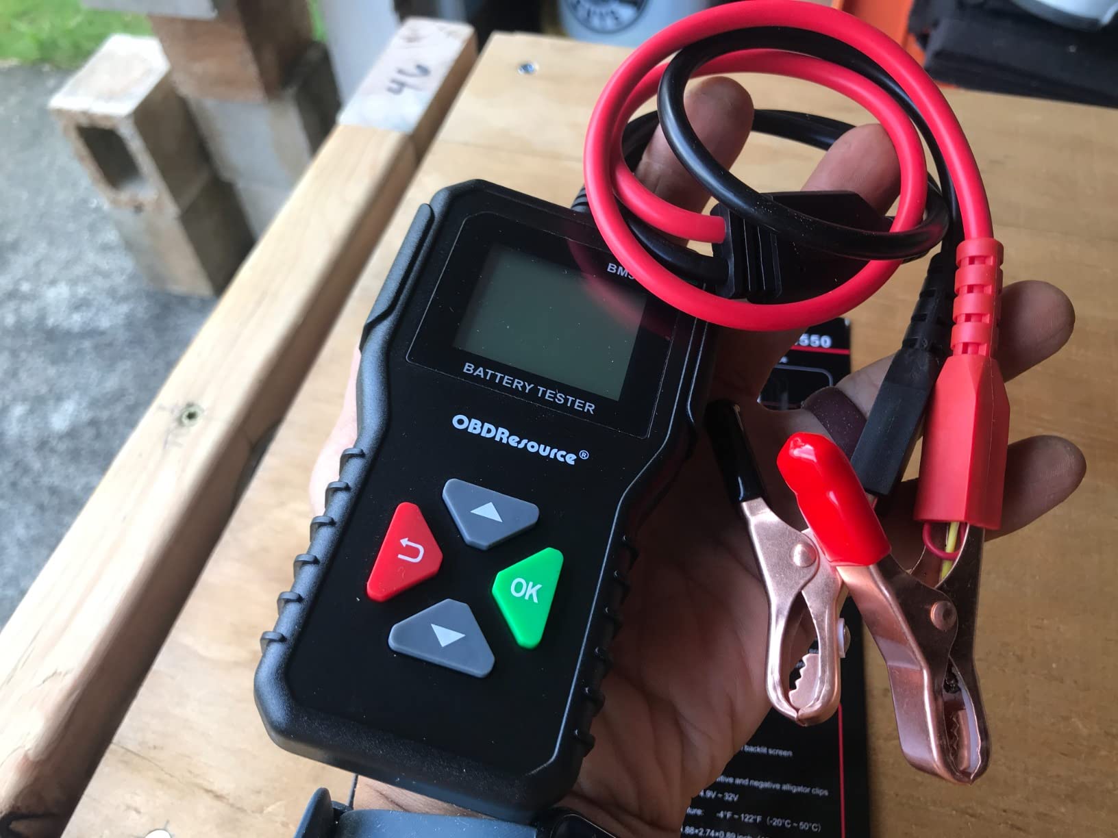Car Battery Tester 6V 12V 24V Battery Voltage Tester, BR502 100-2000 CCA 2Ah-220Ah Internal Resistance Tester Automotive Accurate Digital Auto Battery Analyzer for Car Truck Marine Motorcycle SUV Boat customer photo 2