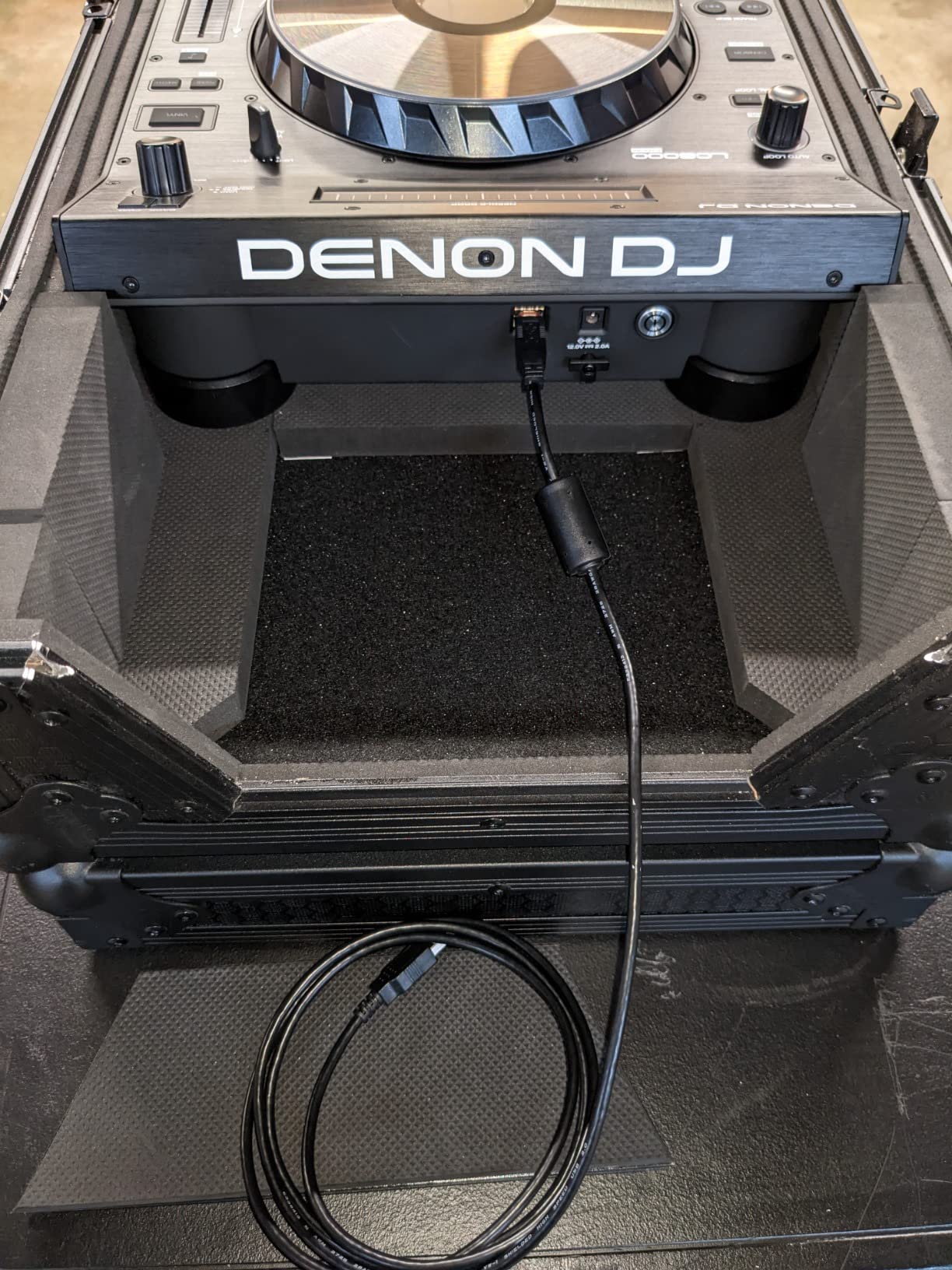 ProX DJ Coffin Flight Case for Pioneer XDJ-XZ / DDJ-FLX10 / DDJ-1000 / Similar Size Controller with Wheels and Laptop Shelf customer photo 2
