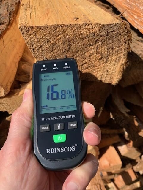 RDINSCOS Wood Moisture Meter for Hardwood and Softwood | Replaceable Pin Moisture Tester with Batteries customer photo 2
