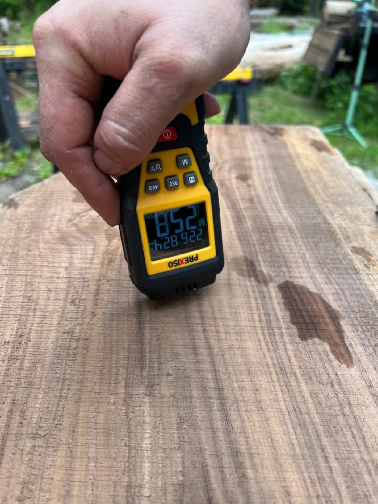 PREXISO Wood Moisture Meter, 7-in-1 Digital Moisture Meter, Mold Detector | Moisture Reader for Firewood, Woodworking, Walls, Home, Drywall, Paper, Floor - Pin-Type Water Leak Detector, Dampness Meter customer photo 1