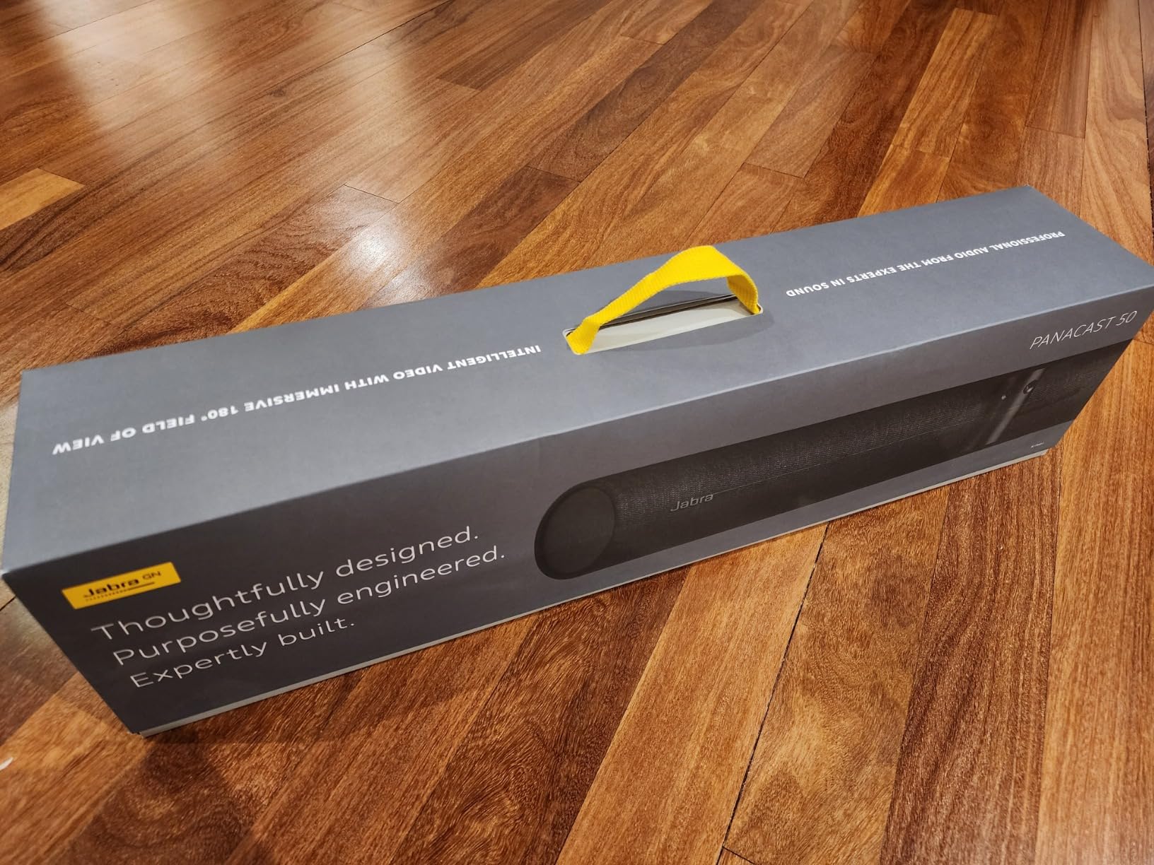 Jabra PanaCast 50 180° Panoramic-4K Meeting Room Webcam, 4 Kilopixel Video Resolution, Black customer photo 2
