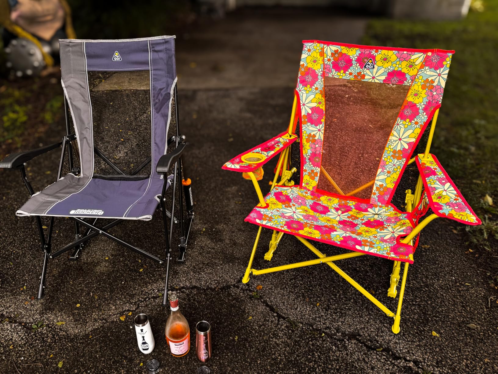 GCI Outdoor Comfort Pro Rocker Camping Chair - Indigo Blue customer photo 1