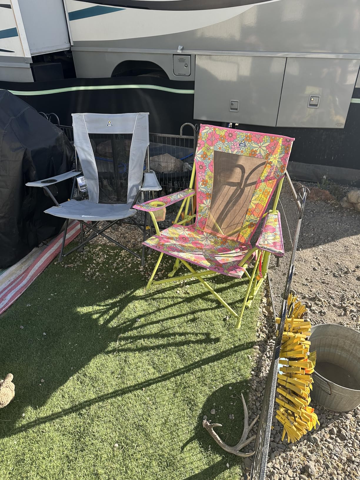 GCI Outdoor Comfort Pro Rocker Camping Chair - Indigo Blue customer photo 2
