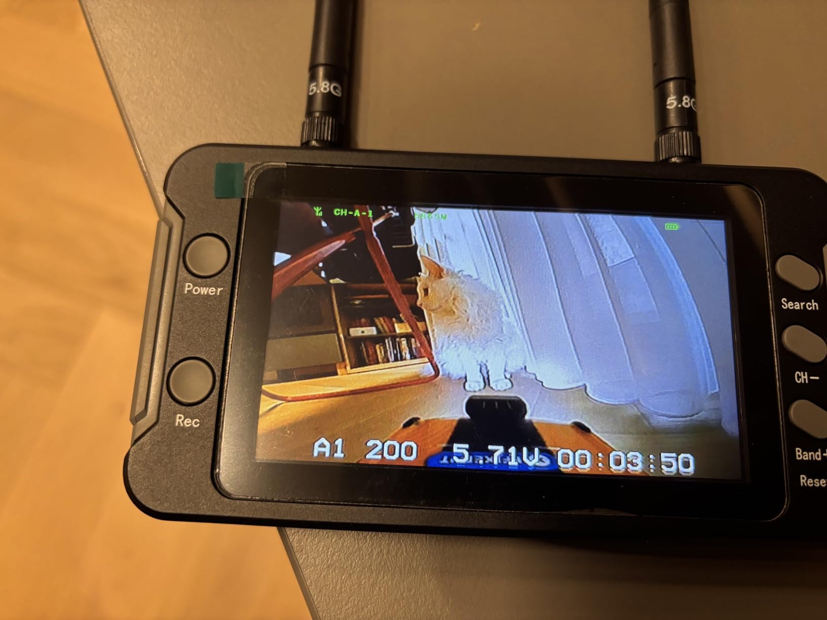 SoloGood FPV Monitor 4.3inch with DVR 5.8Ghz 40CH 800 x 480 IPS Drone Receiver Monitor for FPV Drone RC Cars customer photo 2