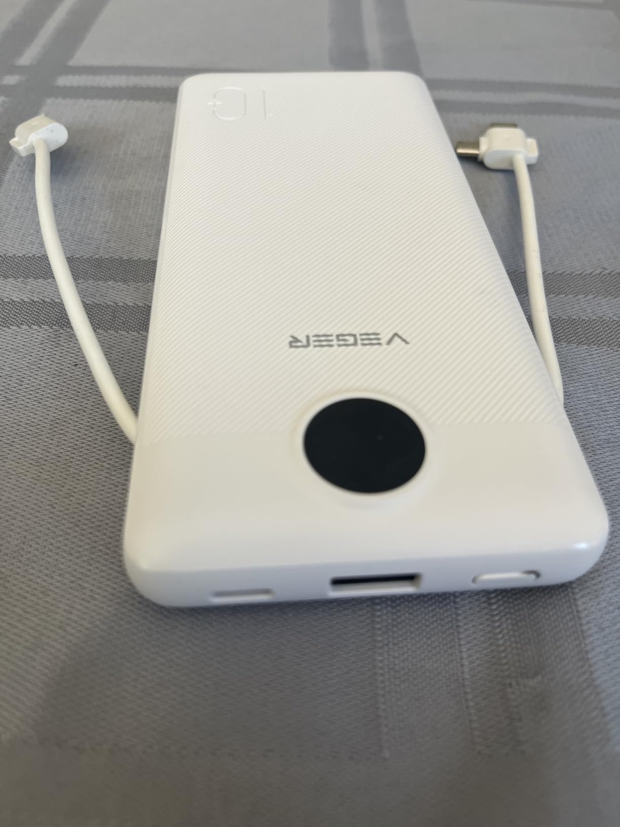 VEGER Portable Charger for iPhone, Power Bank Built in Cables and Wall Plug | 10000mAh,Ultra Slim&Compact,5 Outputs,LED Display,Flight-Safe,Travel Essentials Battery Pack for iPhone 17,iPad, Samsung,etc customer photo 2