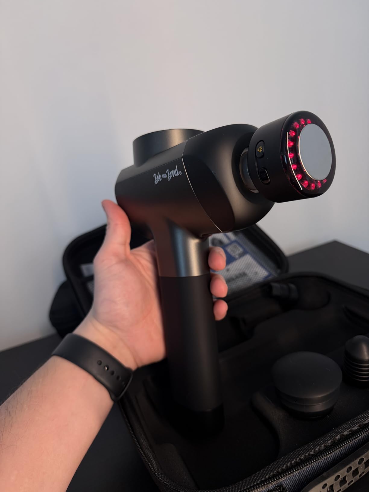 BOB AND BRAD X6 Pro Massage Gun Deep Tissue Percussion with Metal Head, FSA/HSA Eligible Professional Muscle Massage Gun for Athletes customer photo 2