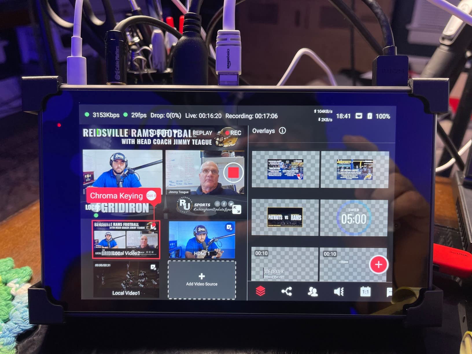YoloBox Pro, All-in-one Portable Multi-Cam Live Streaming Switcher | 8