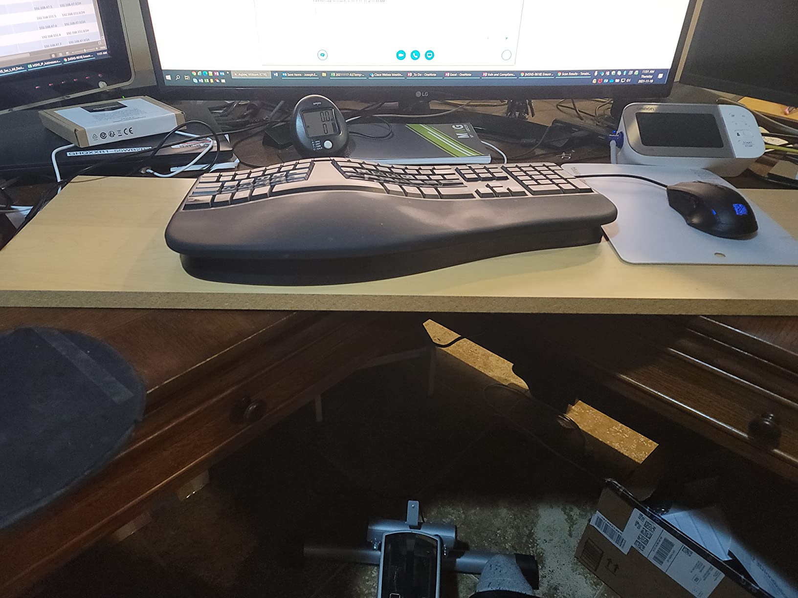 DeskCycle Under Desk Bike Pedal Exerciser - Stationary Bikes for Home & Office - Standard and Adjustable Height Versions customer photo 2